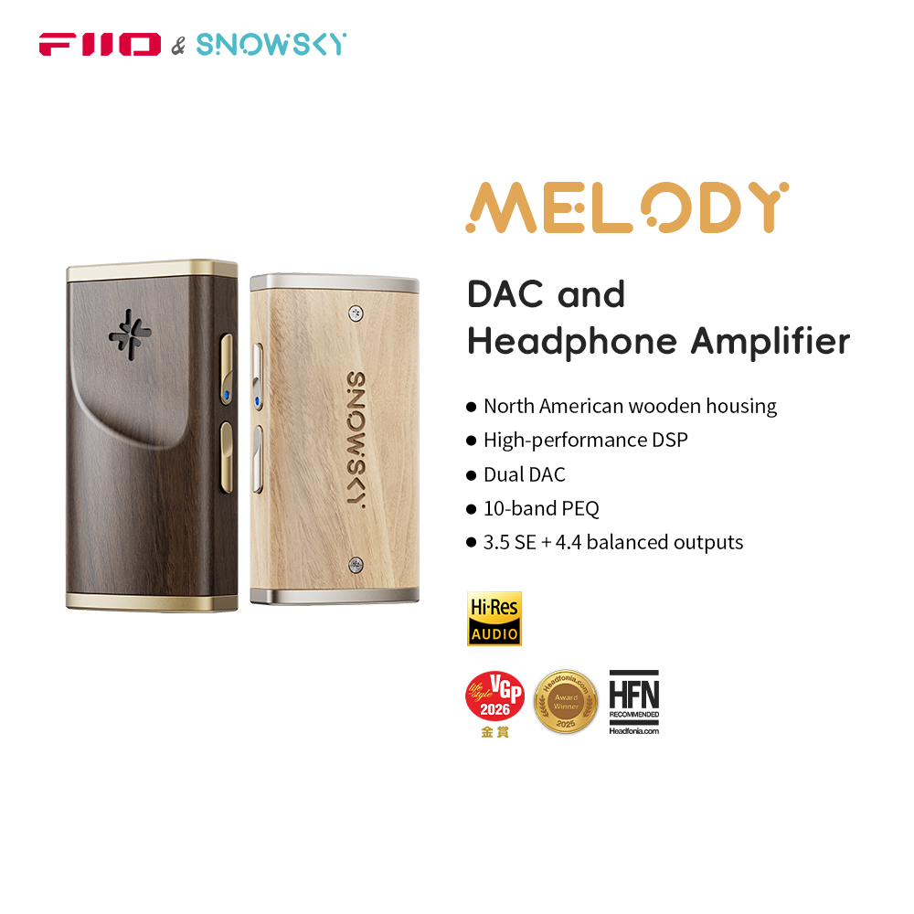 Dual Ess9038 Dac - FiiO/Snowsky Melody Headphone Amplifier Portable DAC