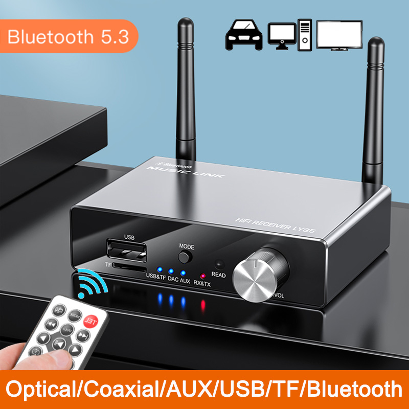 Dac Usb Coaxial Optical Bluetooth - 6 IN 1 DAC Bluetooth 5.3