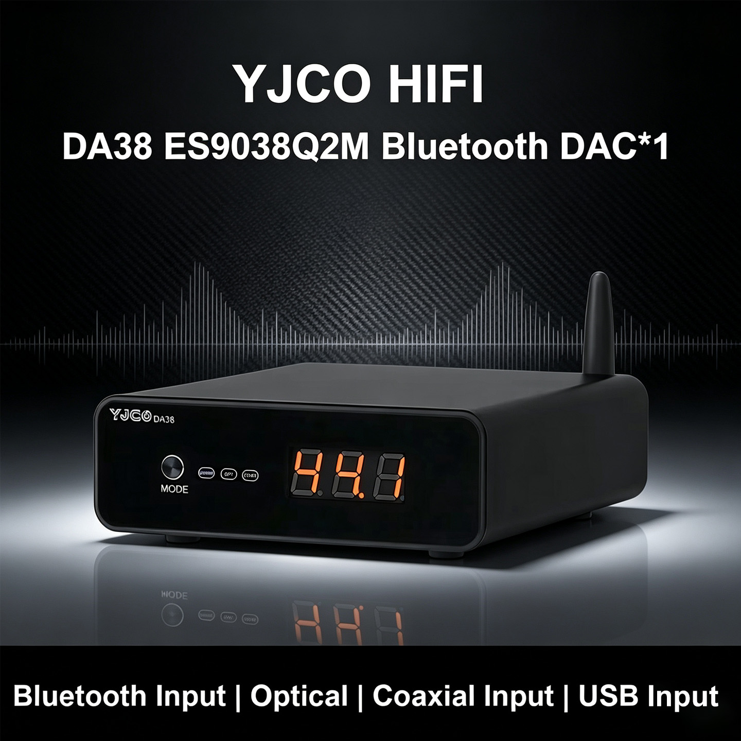 Dac Usb Coaxial Optical Bluetooth - YJCO HiFi ES9038Q2M DAC Bluetooth 5.4