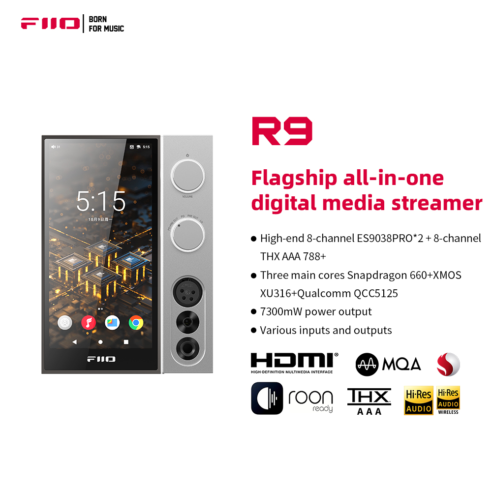 FiiO R9 Android Media streamer - Dac Streamer Network Player 评论和价格