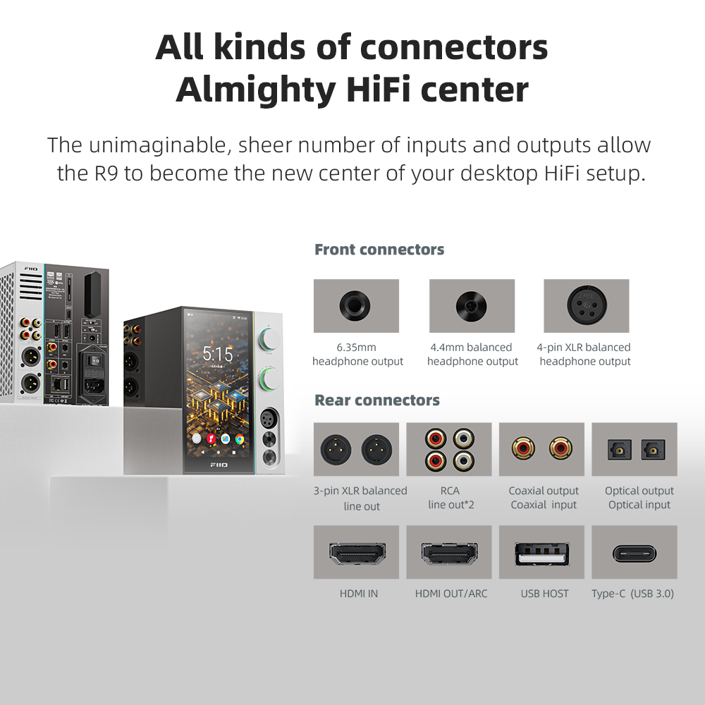 FiiO R9 Android Media streamer - Dac Streamer Network Player 评论和价格