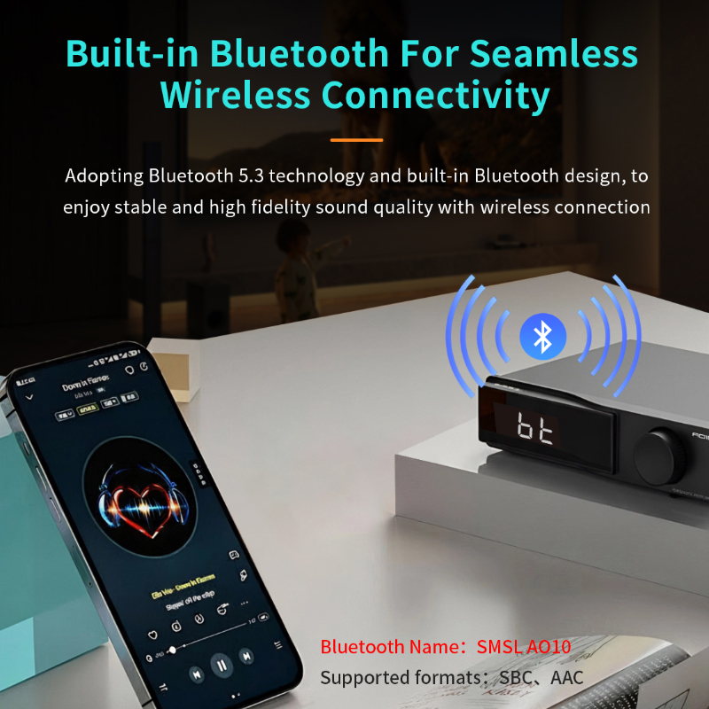 NEW SMSL AO10 Bluetooth HiFi H - Dac Usb Coaxial Optical Bluetooth 评论和价格