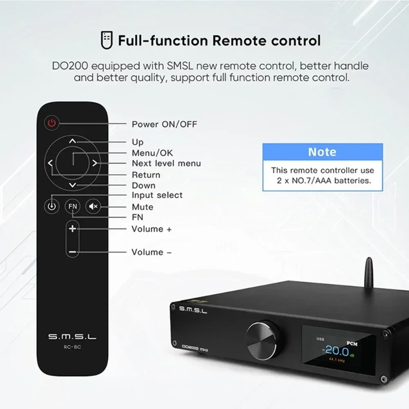 SMSL DO200 MKII Bluetooth 5.0  - Dac Usb Coaxial Optical Bluetooth 评论和价格