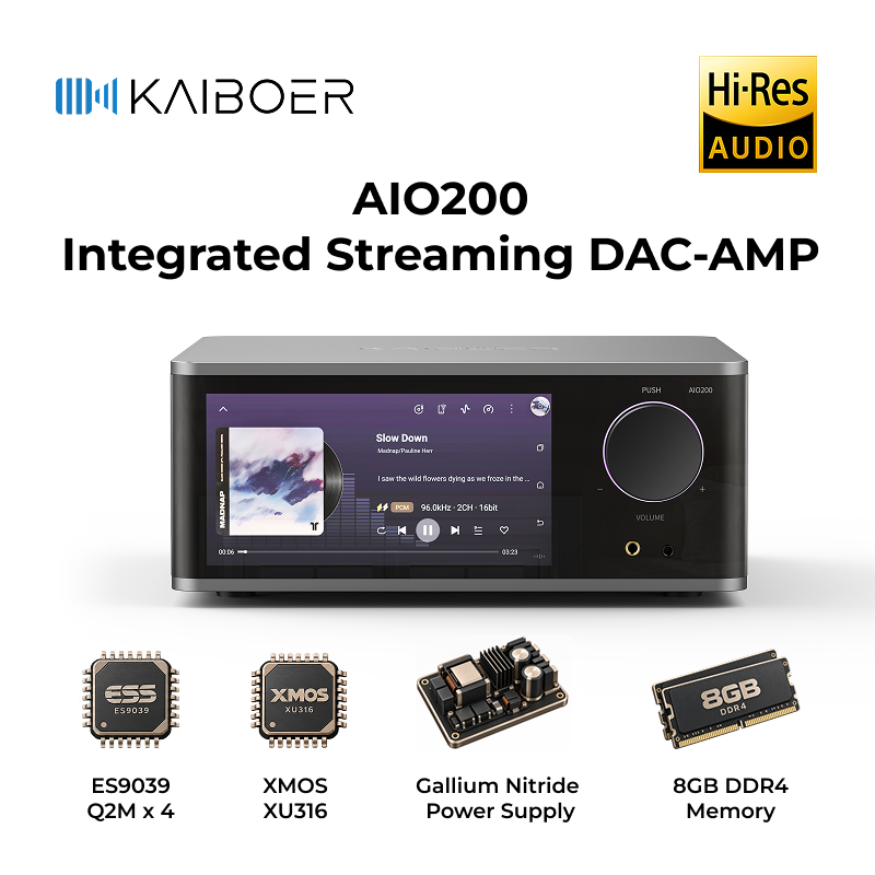 Kaiboer AIO200 All-in-One Netw - Dac Streamer Network Player 评论和价格