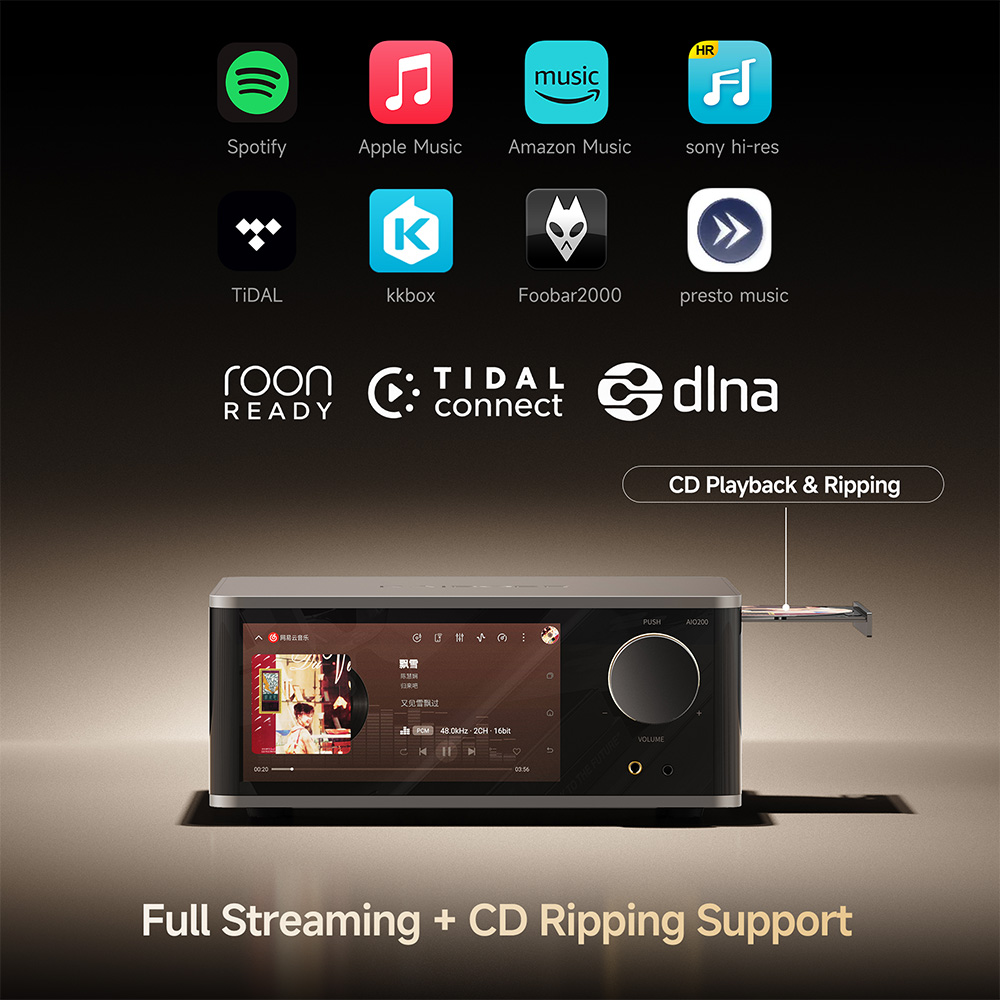 Kaiboer AIO200 All-in-One Netw - Dac Streamer Network Player 评论和价格