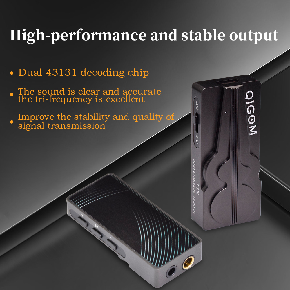 QIGOM Q2 USB C DAC Headphone A - Dac With Headphone Amp Balanced 评论和价格