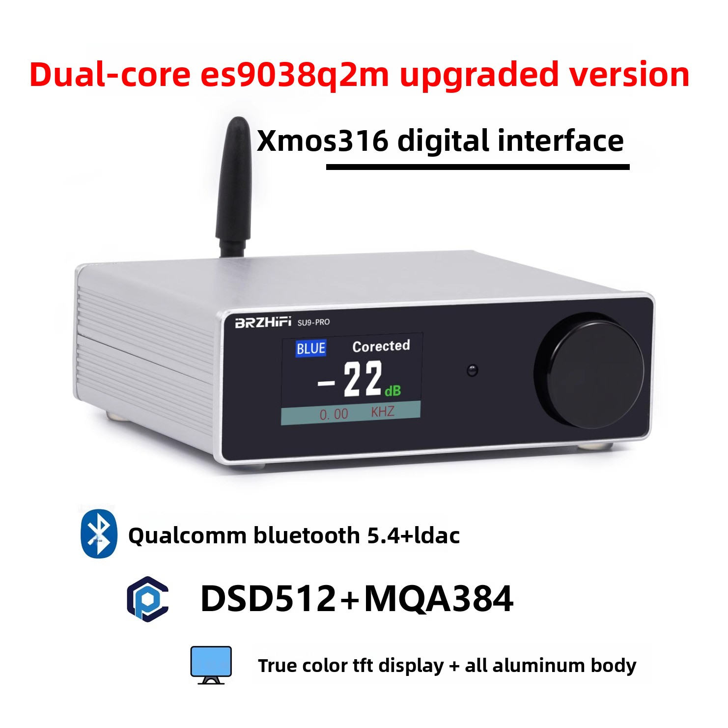 Weiliang SU9PRO Dual Core ES90 - Dac Usb Coaxial Optical Bluetooth 评论和价格