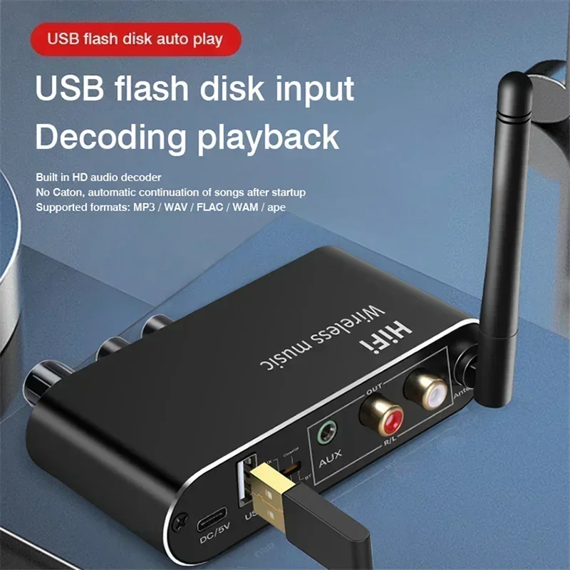 DAC Bluetooth 5.1 Audio Receiv - Dac Usb Coaxial Optical Bluetooth 评论和价格