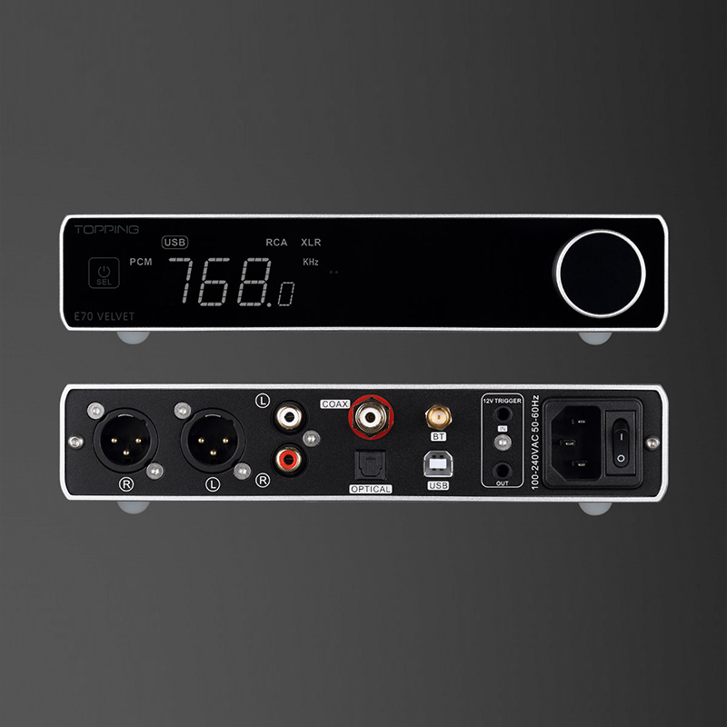 TOPPING E70 VELVET AK4499EX De - Dac Usb Coaxial Optical Bluetooth 评论和价格