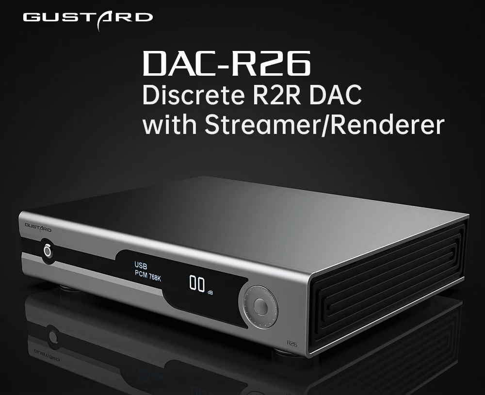 GUSTARD DAC-R26 Discrete R2R D - R2R Dac Balanced Xlr 评论和价格