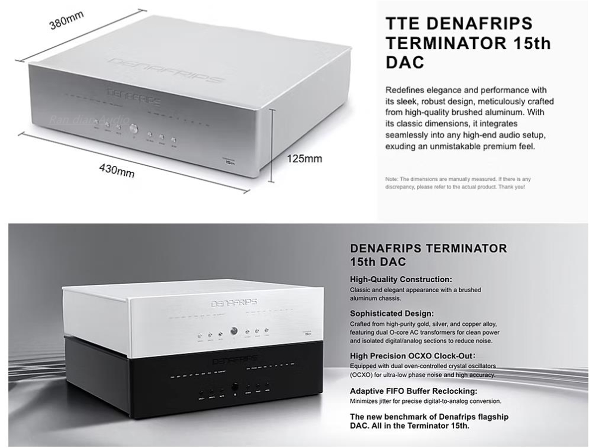 DENAFRIPS Hi-end TERMINATOR 15 - R2R Dac Balanced Xlr 评论和价格