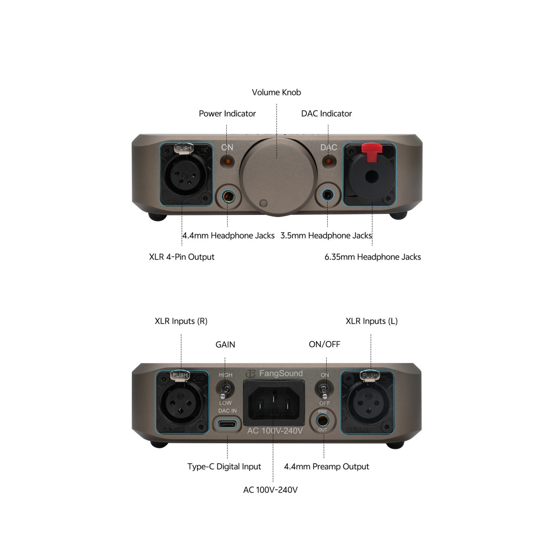 FangSound Silenos Integrated D - R2R Dac Balanced Xlr 评论和价格