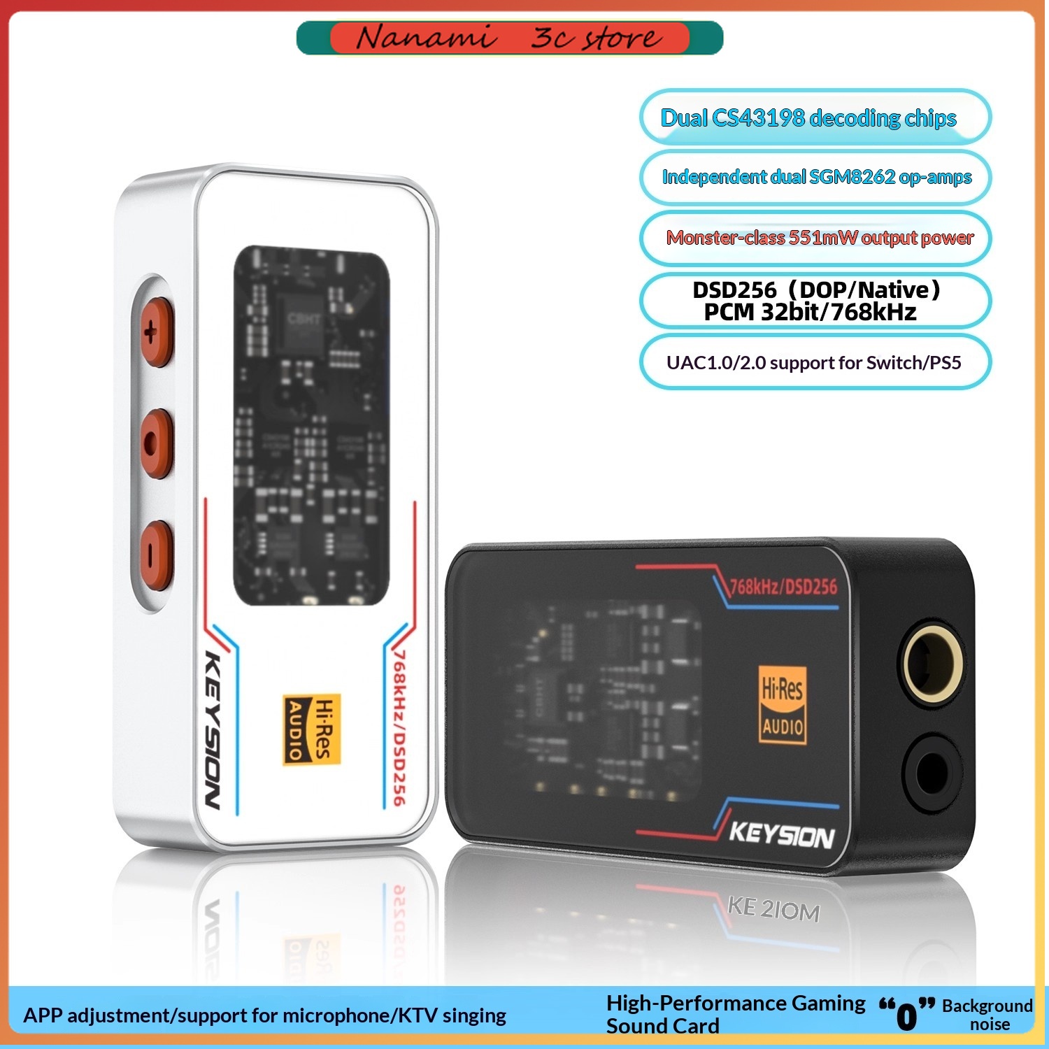 KEYSION Dongle Type C USB DAC  - Portable Dac Dongle Usb C 评论和价格