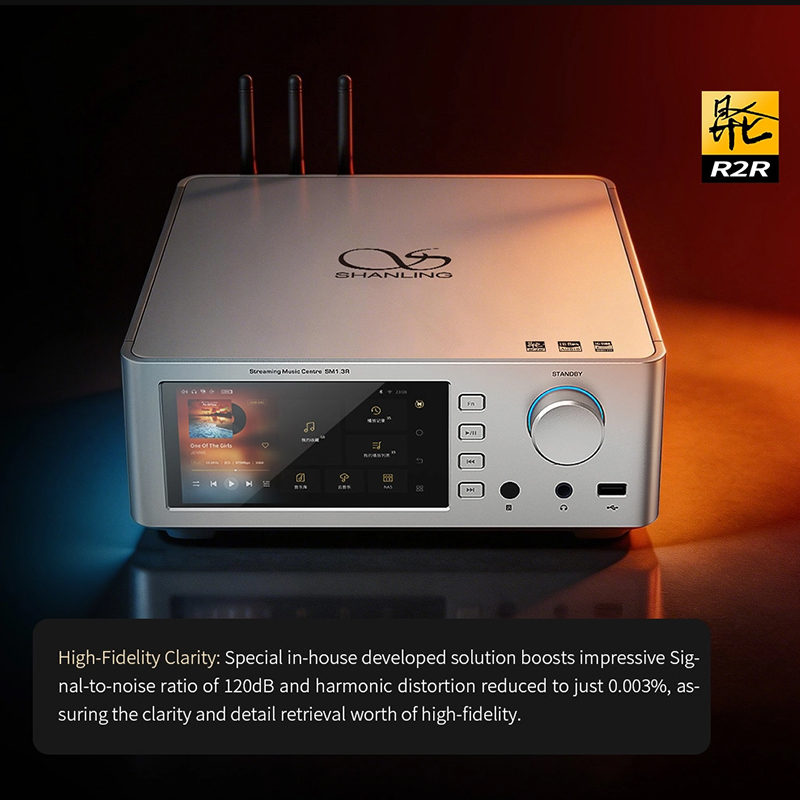 SHANLING SM1.3R Hi-Fi streamer - R2R Dac Balanced Xlr 评论和价格