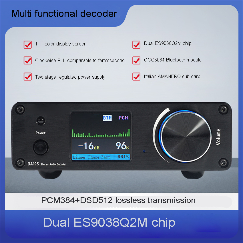 DA10S Dual ES9038 DSD512 Bluet - Dual Ess9038 Dac 评论和价格