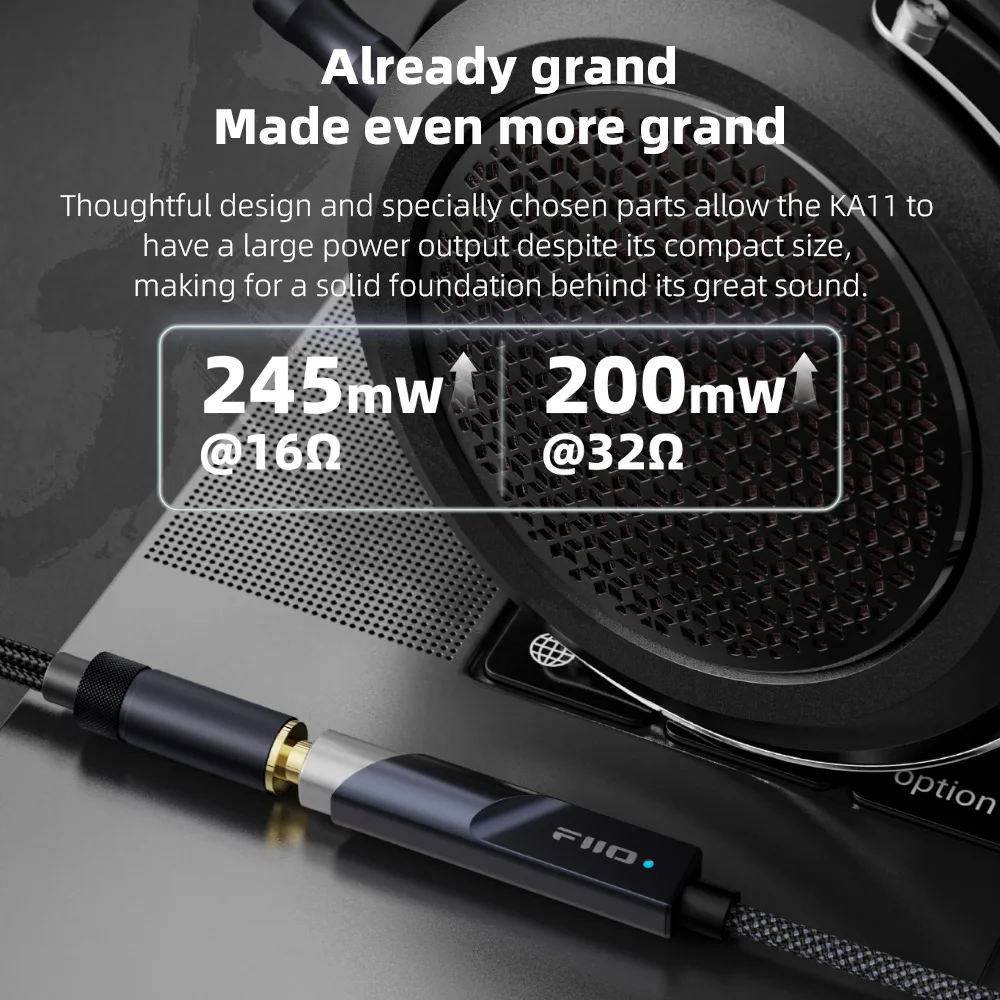 FiiO JadeAudio KA11 USB DAC AM - Portable Dac Dongle Usb C 评论和价格