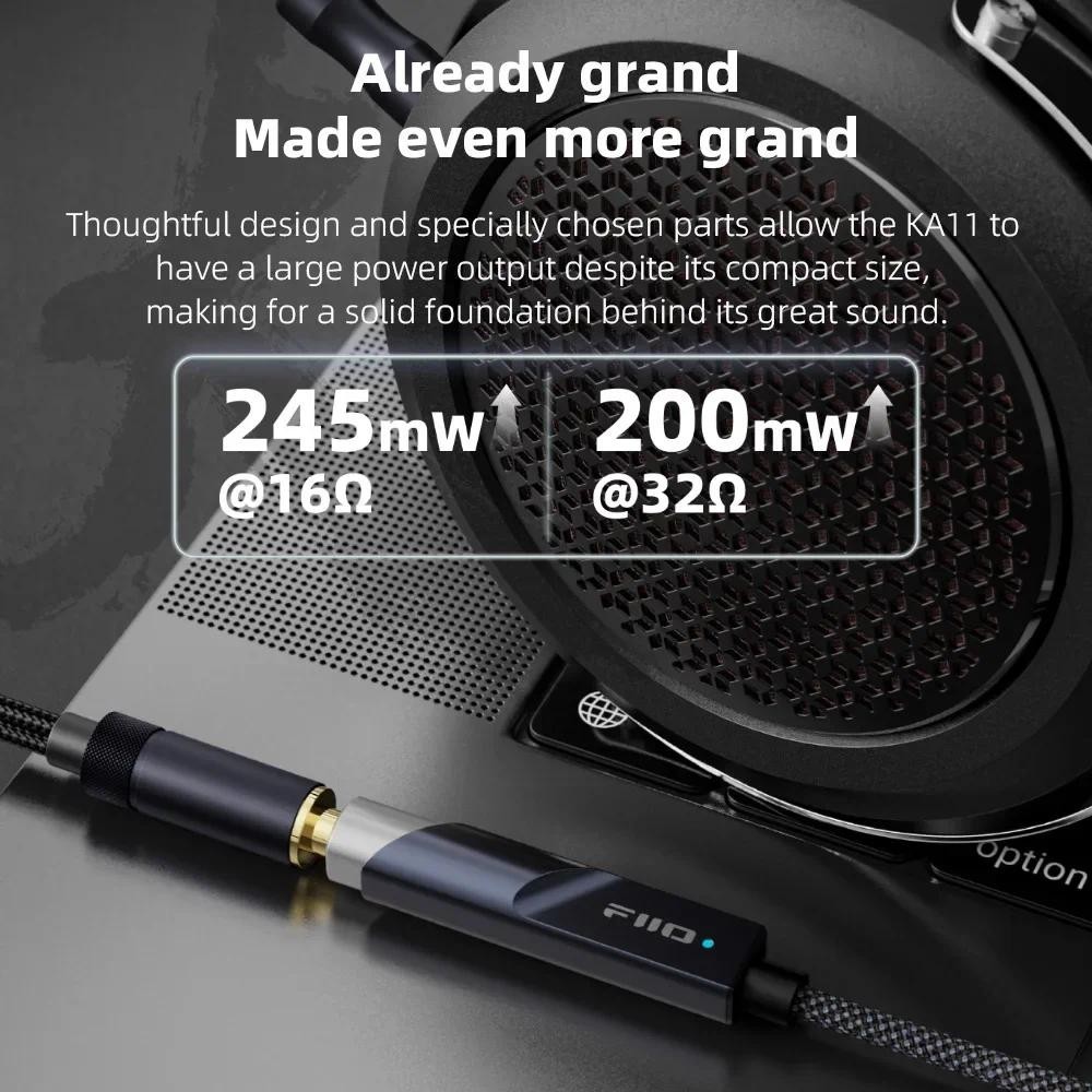 FiiO JadeAudio KA11 USB DAC AM - Portable Dac Dongle Usb C 评论和价格