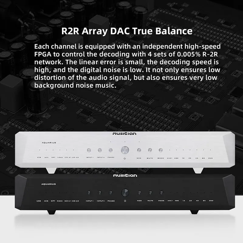 MUSICIAN Aquarius R2R Array DA - R2R Dac Balanced Xlr 评论和价格