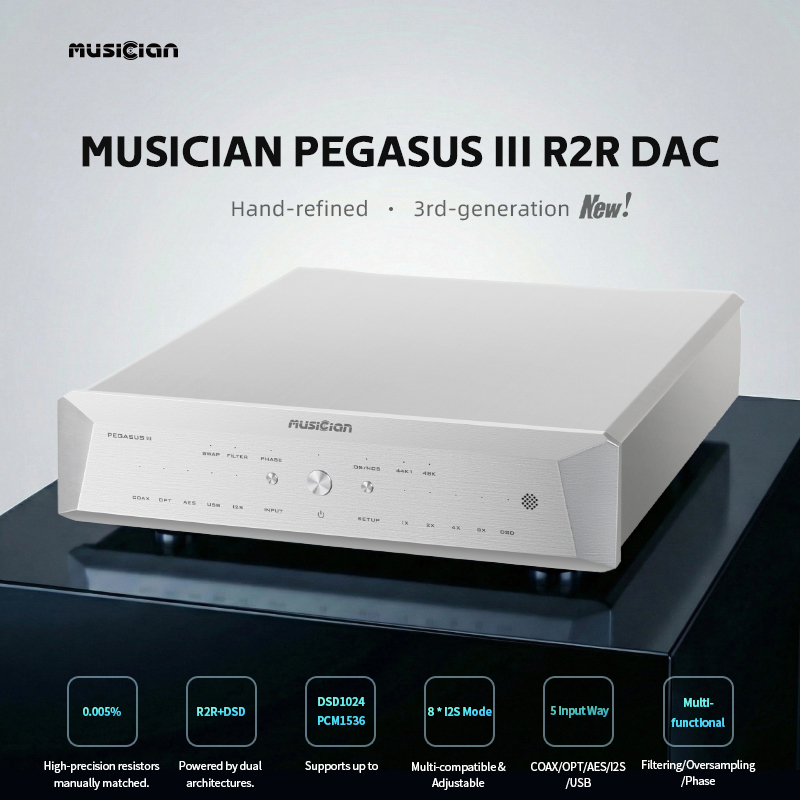 MUSICIAN PEGASUS III R2R DAC 2 - R2R Dac Balanced Xlr 评论和价格