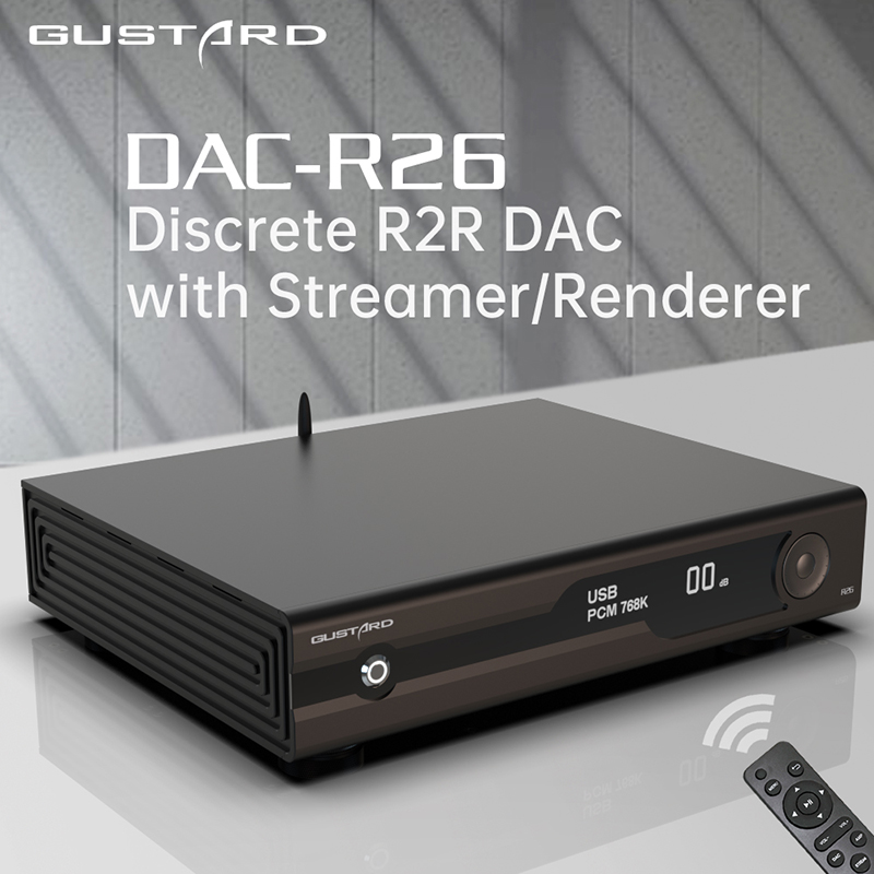 Gustard DAC-R26 Discrete R2R D - R2R Dac Balanced Xlr 评论和价格